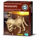 dinosaur skeleton excavation kit triceratops