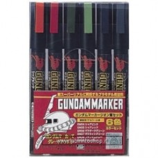 GSI Creos Gundam Marker Zeon Set (6 Markers)