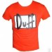 T-shirt Simpsosn Duff Rossa