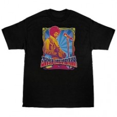 T-shirt Jimi Hendrix Live Black