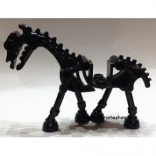 Cavallo scheletrico 01 Nero