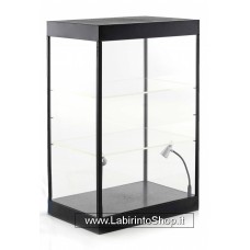 Single cabinet with 2 mobile led lamps with 2 Adjustables Shelves