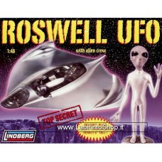 Lindberg Roswell Ufo with Alien Crew Unassembled Plastic Model Kit