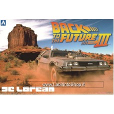 Aoshima Back to the Future De Lorean Part III & Railroad (Model Car) 1/24