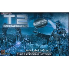 Pegasus Hobbies 9217 T2 Judgment Day T-800 Endoskelletons 1/32 Special Edition Plated