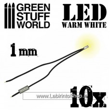 Green Stuff World Warm White LED Lights - 1mm