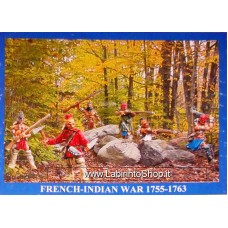Bum 2009 HURONS Indians woodland - The French and Indian War (1755-1763) 36 figures 1/72
