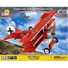 Cobi Historical Collection WW1 Fokker Dr.1 Red Baron 175 Piece