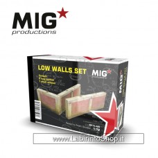 Mig Production - Low wall sets 1/72