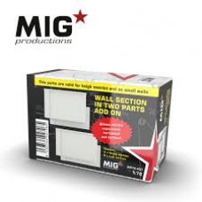 Mig Production - Wall Section In Two Parts Add On 1/72