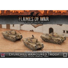 Flames of War - Churchill Armored Troop 1/100