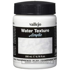 Vallejo Acrylic Paints 200ml Bottle 26.201 Transparent Water