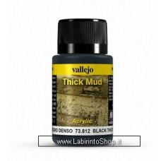 Vallejo Acrylic Paints 40ml Bottle 73.812 Black Mud 40 ml 