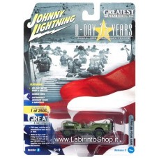 Johnny Lighting WWII Greatest Generation D-Day 75 Years Ver A WWII Willys MB Jeep 1/64