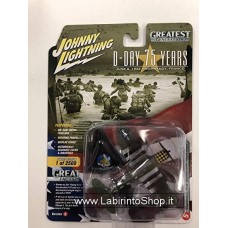 Johnny Lighting WWII Greatest Generation D-Day 75 Years Ver B North American P-51d Mustang 1/64 Dirty Version