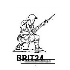 Dixon Minitures - Desert Rats - 1/72 - Kneeling - rifle and fixed bayonet