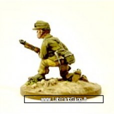 Dixon Minitures - Afrika Korps - 1/72 - Infantry - field cap - kneeling with rifle