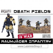 Wargames Atlantic Death Fields Raumjäger Infantry (24) (28mm)
