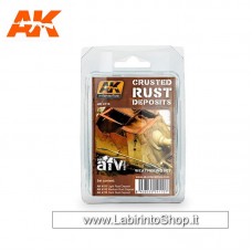 AK Interactive - AK4110 - Crusted Rust Deposit - Content 4111 - 4112 - 4113