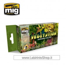 Ammo Mig 7176 Vegetation Diorama Colors