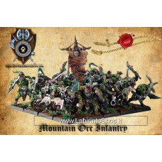 Shield Wolf Figures O-705 - Mountain Orc Infantry