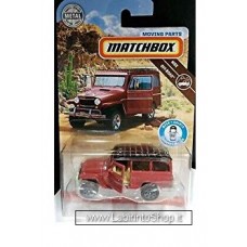 Matchbox - Moving Parts - Mbx Off Road - 1962 Jeep Willys Wagon DieCast Car