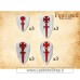 FireForge Games Deus Vult DVSH01 Santiago Order Shields 12 pcs