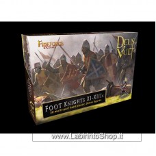 FireForge Games Deus Vult Foot Knights XI-XIIIc. 30 Multi-part Hard Plastic 28mm Figures