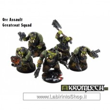 Kromlech Orc Assault Greatcoat Squad 1/56