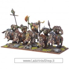 Kings of War - Orc  Gore Rider Regiment 1/56