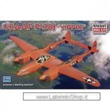 Minicraft Model Kits 1:144th Scale USAAF P-38J Yippee