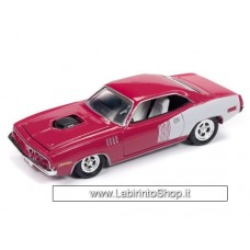 Racing Champions Mint 1/64  - 1971 Plymounth Barracuda Magenta and White