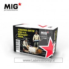 Mig Productions 1/35 Easter Gifts WWII U.S. Artillery Crew