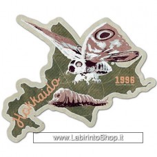 Godzilla Travel Sticker Hokkaido / Mothra 1996