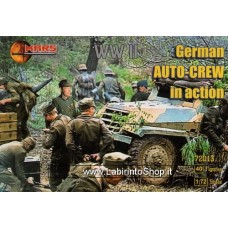 Mars 72013 - WWII german Auto-crew in action - 40 figures 1/72