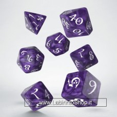 Q-workshop Classic RPG Lavender & white Dice Set (7)