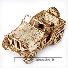 Robotime Army Field Car 1/18 Wood Model Kit