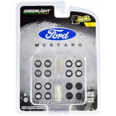 Greenlight - 1/64 - Wheel and Tire Pack - Ford Mustang