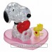 Beverly 3D Crystal Puzzle 3D Puzzle Snoopy Hug Heart - 31 Piece
