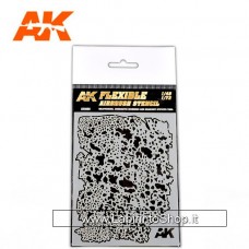 AK-Interactive Flexible Airbrush Stencil AK9080 1/48 1/72 