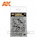 AK-Interactive Flexible Airbrush Stencil AK9079 1/20 1/24 1/35