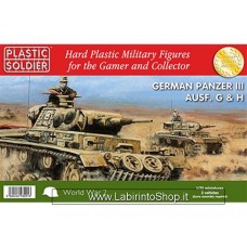 Plastic Soldier World War German Panzer III G H Tank 1/72