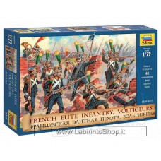 Zvezda - French Elite Infantry Voltigeurs 1805-1813 - 1:72 Scale 8042