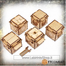 TTCombat Industrial Hive - Slum Blocks - 28 - 32 mm