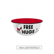 Peanuts Enamel Look Bowl Free Hugs