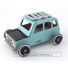 Autogami - Blue Renault 4L