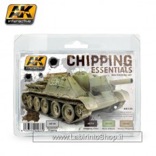 AK-Interactive Ak138 Essentials Chipping Weathering Set 