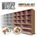 Green Stuff World MDF Vertical rack with Drawers