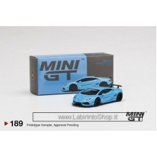 TSM True Scale Model Mini GT 189 LB Works Lamborghini Huracan Ver 1 Light Blue
