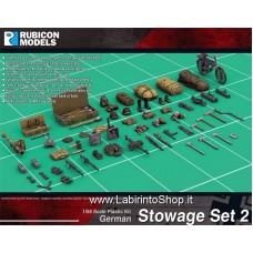 Rubicon Models 1/56 - 28mm Plastic Model Kit Stowage Set 2